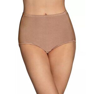 NWOT Vanity Fair Lingerie Illumination Brief Underwear 9/2XL Tan Full Coverage